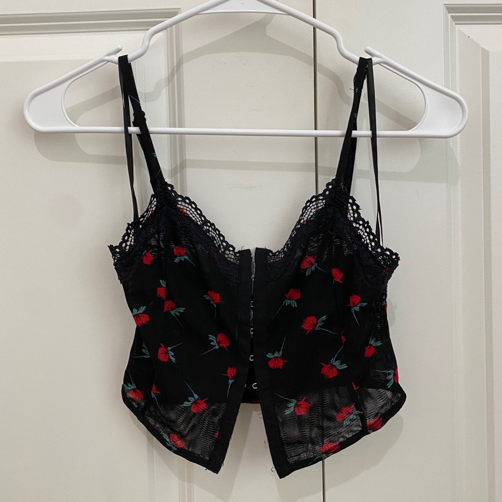 Mesh crop top